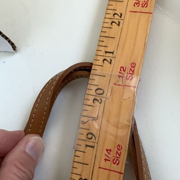 Vera Pelle Italy Pink Leather Brown Faux Leather Convertible Backpack Handbag - Picture 9 of 10